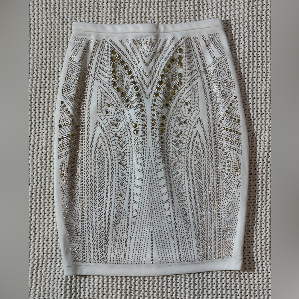 Stunning Bebe rhinestone skirt